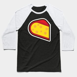 yellow gouda cheese wedge Baseball T-Shirt